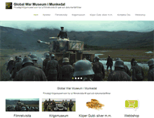 Tablet Screenshot of globalwarmuseum.com